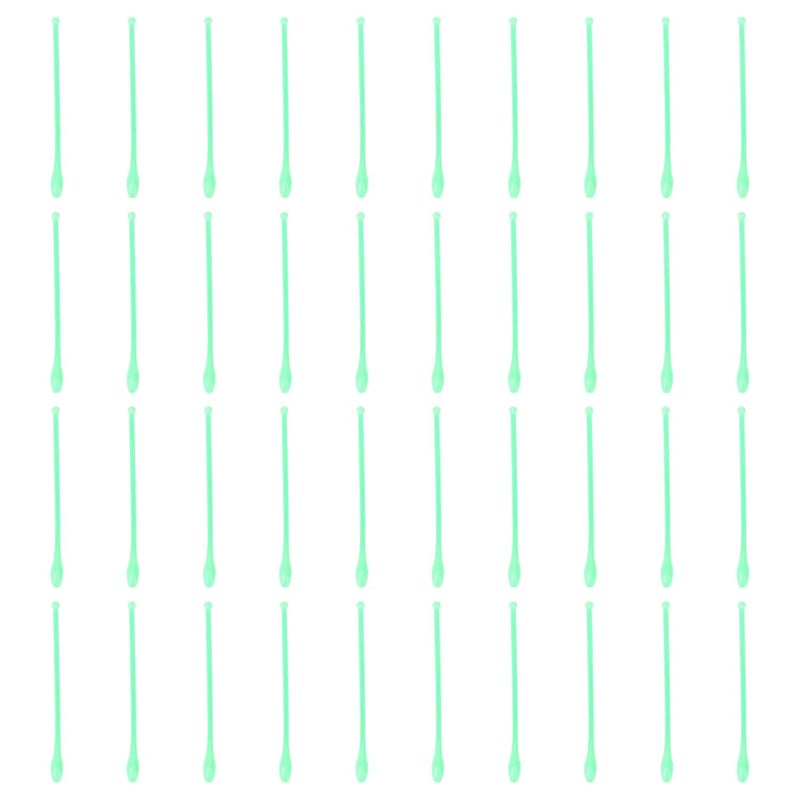 BUGUUYO Lab Sampling Spoons Set - 100 Pcs Plastic Disposable Mixing Spatulas for Precise Powder and Granule Handling in Laboratory Home and Restaurant Use - Image 1